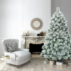 Costway 6-ft Full Green Artificial Snowy Christmas Tree -Northlight Sales Store 330902863 AlternateImage3