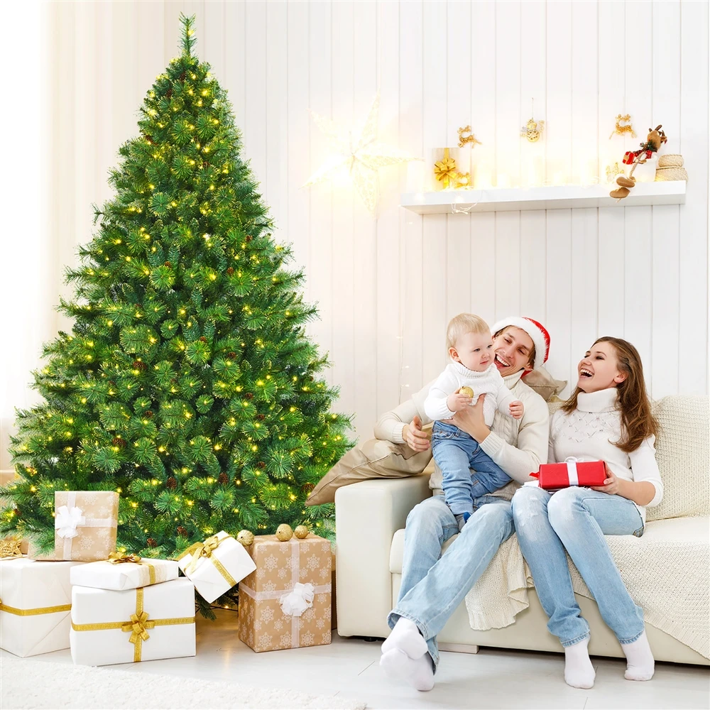 Costway 18.5-in Tabletop Artificial Christmas Tree With 170 PE Branches And Pulp Stand 4 Costway 18.5-in Tabletop Artificial Christmas Tree With 170 PE Branches And Pulp Stand - Image 2