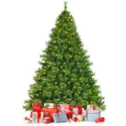 Costway 18.5-in Tabletop Artificial Christmas Tree With 170 PE Branches And Pulp Stand 7 Costway 18.5-in Tabletop Artificial Christmas Tree With 170 PE Branches And Pulp Stand -Northlight Sales Store 330925698 AlternateImage3
