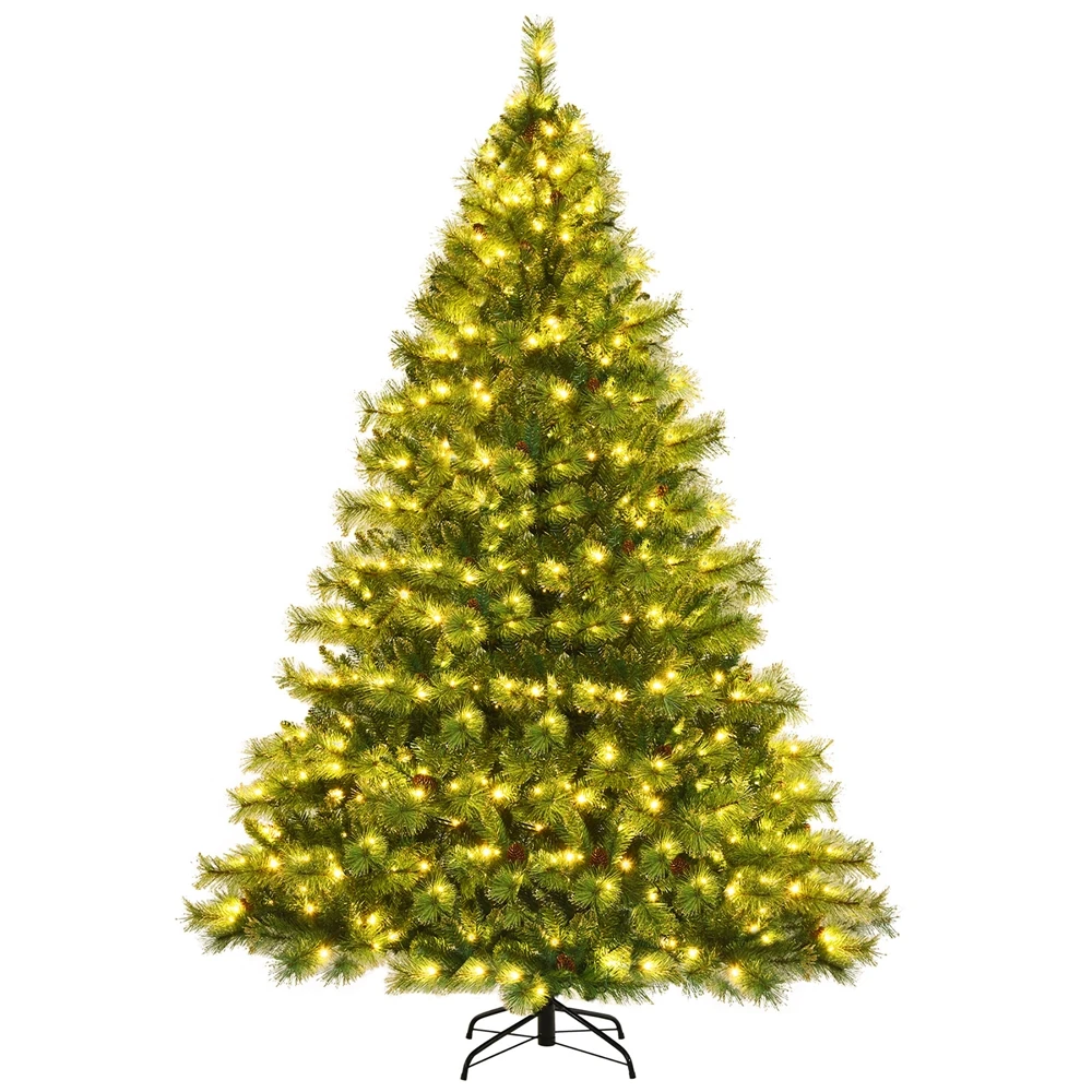 Costway 18.5-in Tabletop Artificial Christmas Tree With 170 PE Branches And Pulp Stand 3 Costway 18.5-in Tabletop Artificial Christmas Tree With 170 PE Branches And Pulp Stand