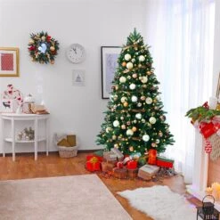 Costway 7.5-ft Pre-Lit Artificial Christmas Tree 1100 Tips With 140 Ornaments -Northlight Sales Store 330925714 AlternateImage3