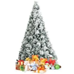 Costway 7-ft Upside Down Christmas Halloween Tree Black With 400 Purple LED Lights -Northlight Sales Store 330925715 AlternateImage3