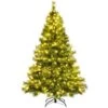 Costway 20-in Tabletop PE Christmas Tree Holiday Decor With Pine Cones And Red Berries