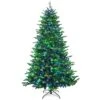 Costway 5-ft Snow Flocked Hinged Christmas Tree With Berries And Poinsettia Flowers -Northlight Sales Store 330925742 MainImage 001