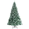 Costway 7.5-ft Snow Flocked Hinged Christmas Tree With 1346 Branch Tips And Pine Cones 2 Costway 7.5-ft Snow Flocked Hinged Christmas Tree With 1346 Branch Tips And Pine Cones -Northlight Sales Store 330925744 MainImage 001