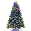 Costway 8-ft Pre-Lit Hinged Christmas Tree 3402 PE And PVC Tips With 620 Lights And Foot Switch -Northlight Sales Store 330925752 MainImage 001
