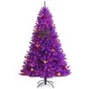 Costway 7-ft Snow Flocked Hinged Christmas Tree With Berries And Poinsettia Flowers -Northlight Sales Store 330925753 MainImage 001