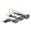 Northlight 9.75-in Black And White Plaid Clip-On Canary Christmas Ornaments - Set Of 3 -Northlight Sales Store 330928312 MainImage 001