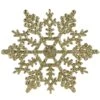 Northlight 4-in Gold Glamour Glitter Snowflake Christmas Ornaments - Pack Of 24 -Northlight Sales Store 330928349 MainImage 001