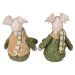 Northlight 7.5-in Boy And Girl Mice Christmas Ornaments - Set Of 2 -Northlight Sales Store 330928355 AlternateImage3