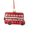 Northlight 3.75-in Red And Silver Double Decker Bus Glass Christmas Ornament -Northlight Sales Store 330928406 MainImage 001