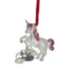 Northlight 3.25-in Silver Plated Dream Big Unicorn With European Crystals Christmas Ornament -Northlight Sales Store 330928434 MainImage 001