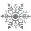 Northlight 4-in Silver Splendor Glitter Snowflake Christmas Ornaments -Northlight Sales Store 330928449 MainImage 001