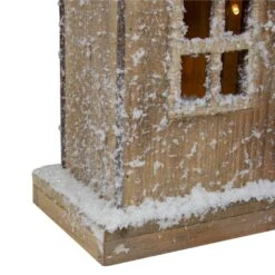 Northlight 30-in Snow-Covered Rustic Wooden House Christmas Tabletop -Northlight Sales Store 330928458 AlternateImage3