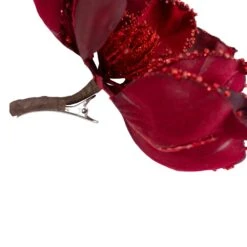 Northlight 7-in Red Magnolia Christmas Ornament With Clip -Northlight Sales Store 330928482 AlternateImage2