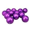 Northlight 4-in Purple Shatterproof Shiny Christmas Ball Ornaments - Pack Of 12 -Northlight Sales Store 330928486 MainImage 001 l