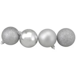 Northlight 2.5-in Shatterproof Silver Christmas Ball Ornaments -Northlight Sales Store 330928503 AlternateImage3