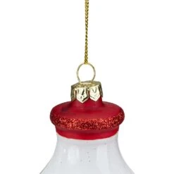 Northlight 4.5-in White Milk Bottle Glass Christmas Ornament -Northlight Sales Store 330928517 AlternateImage3