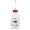 Northlight 4.5-in White Milk Bottle Glass Christmas Ornament -Northlight Sales Store 330928517 MainImage 001