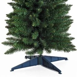 HomCom 6-ft Leg Base Slim Green Artificial Christmas Tree 11 HomCom 6-ft Leg Base Slim Green Artificial Christmas Tree -Northlight Sales Store 330928550 AlternateImage4