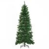 HomCom 6.9-ft Leg Base Spruce Full Green Artificial Christmas Tree -Northlight Sales Store 330928560 MainImage 001