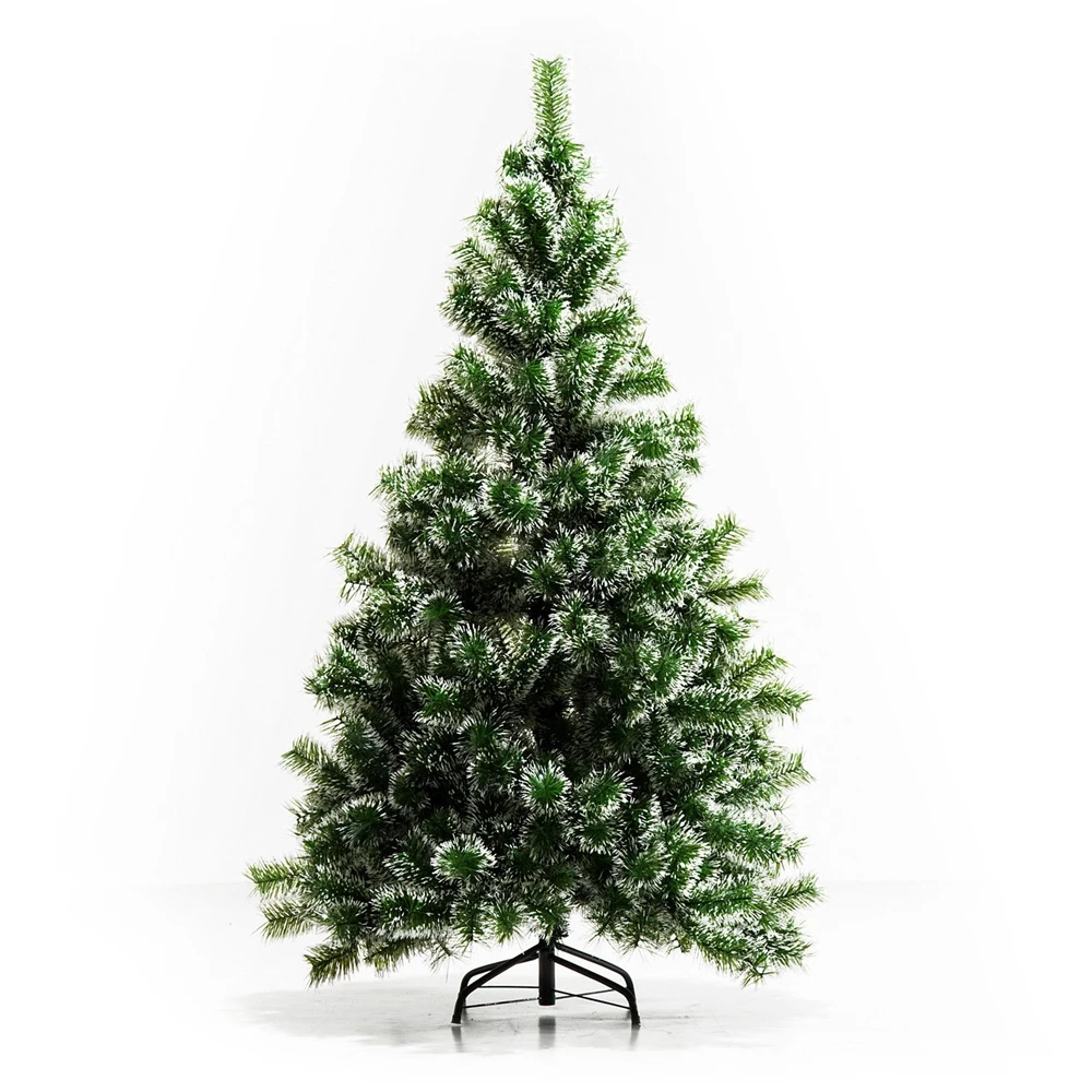 HomCom 5-ft Leg Base Pine Full Flocked Green Artificial Christmas Tree 3 HomCom 5-ft Leg Base Pine Full Flocked Green Artificial Christmas Tree