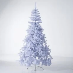 HomCom 7-ft Leg Base Spruce Full White Artificial Christmas Tree -Northlight Sales Store 330928606 AlternateImage3