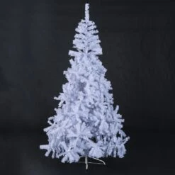 HomCom 7-ft Leg Base Spruce Full White Artificial Christmas Tree -Northlight Sales Store 330928606 AlternateImage4