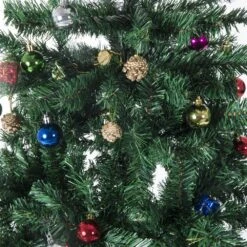 HomCom 6-ft Leg Base Full Green Artificial Christmas Tree -Northlight Sales Store 330928614 AlternateImage4