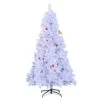 HomCom 5.9-ft Leg Base Spruce Full White Artificial Christmas Tree -Northlight Sales Store 330928697 MainImage 001