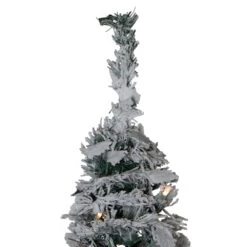 Northlight 6-ft Flocked Pre-Lit Artificial Christmas Tree With Warm White Light And Ornaments -Northlight Sales Store 330933095 AlternateImage2
