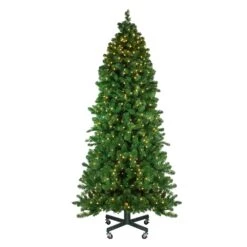 Northlight 7.5-ft Slim Olympia Pine Pre-Lit Artificial Christmas Tree With Warm White Lights