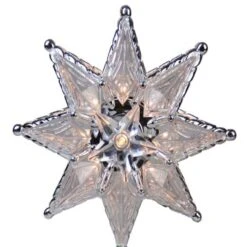 Northlight 8-in Silver Mosaic Lighted Star Christmas Tree Topper 7 Northlight 8-in Silver Mosaic Lighted Star Christmas Tree Topper -Northlight Sales Store 330933137 AlternateImage2