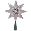 Northlight 8-in Silver Mosaic Lighted Star Christmas Tree Topper -Northlight Sales Store 330933137 MainImage 001