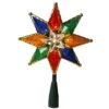 Northlight 8-in Multicolour 8-Point Star Christmas Tree Topper -Northlight Sales Store 330933139 MainImage 001