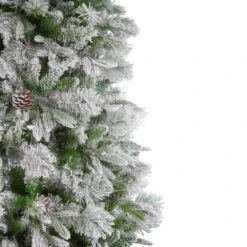 Northlight 7.5-ft Full Flocked Colorado Pine Artificial Christmas Tree - Unlit -Northlight Sales Store 330933169 AlternateImage2