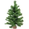 Northlight 1.5-ft Medium Pine Unlit Artificial Christmas Tree With Faux Wood Base -Northlight Sales Store 330933174 MainImage 001