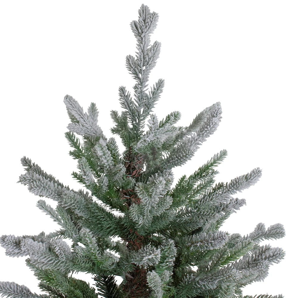 Northlight 6.5-ft Flocked Little River Fir Artificial Christmas Tree - Unlit 7 Northlight 6.5-ft Flocked Little River Fir Artificial Christmas Tree - Unlit - Image 5