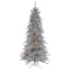 Northlight 7.5-ft Slim Silver Tinsel Pine Pre-Lit Artificial Christmas Tree With Warm White Lights -Northlight Sales Store 330933242 MainImage 001
