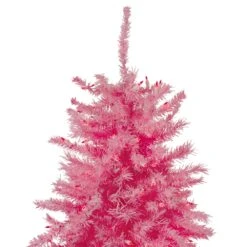 Northlight 7.5-ft Slim Pink Tinsel Pre-Lit Artificial Christmas Tree With Pink Lights -Northlight Sales Store 330933293 AlternateImage2