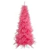 Northlight 7.5-ft Slim Pink Tinsel Pre-Lit Artificial Christmas Tree With Pink Lights -Northlight Sales Store 330933293 MainImage 001