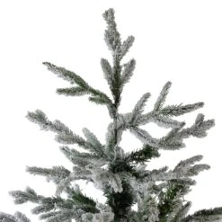 Northlight 7.5-ft Flocked Winfield Fir Artificial Christmas Tree - Unlit -Northlight Sales Store 330933301 AlternateImage2
