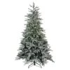 Northlight 7.5-ft Flocked Winfield Fir Artificial Christmas Tree - Unlit -Northlight Sales Store 330933301 MainImage 001