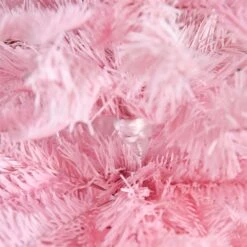 HomCom 4-ft Unlit Full Pink Artificial Christmas Tree With Automatic Opening -Northlight Sales Store 330951178 AlternateImage3