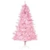 HomCom 6-ft Pink Leg Base Full Rightside-Up Artificial Christmas Tree 1 HomCom 6-ft Pink Leg Base Full Rightside-Up Artificial Christmas Tree -Northlight Sales Store 331003129 MainImage 001