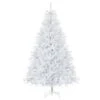 HomCom 7-ft Leg Base Full Rightside-Up White Artificial Christmas Tree -Northlight Sales Store 331003164 MainImage 001
