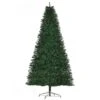 HomCom 8-ft Leg Base Full Rightside-Up Green Artificial Christmas Tree -Northlight Sales Store 331003167 MainImage 001
