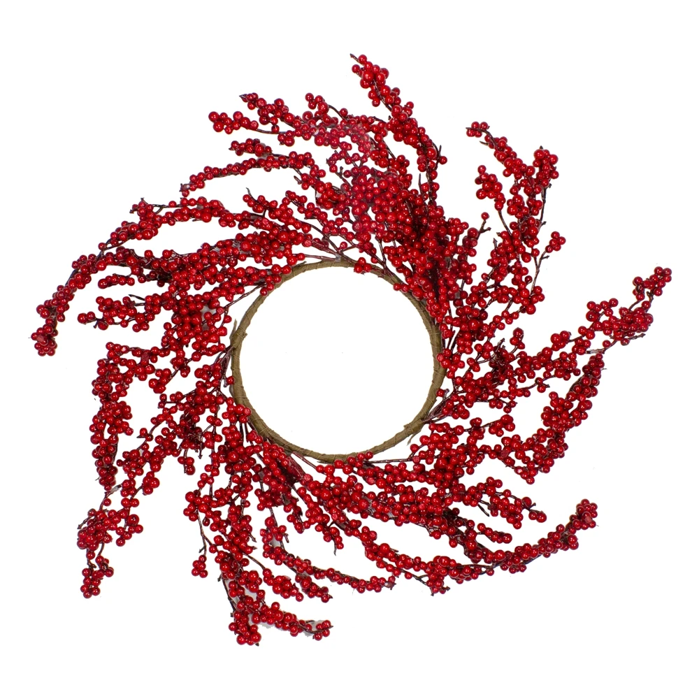 Northlight 28-in Red Berries Artificial Christmas Wreath 3 Northlight 28-in Red Berries Artificial Christmas Wreath