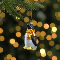 Northlight 3.75-in Black White And Yellow Glass Penguin Christmas Ornament 8 Northlight 3.75-in Black White And Yellow Glass Penguin Christmas Ornament -Northlight Sales Store 331054258 AlternateImage1