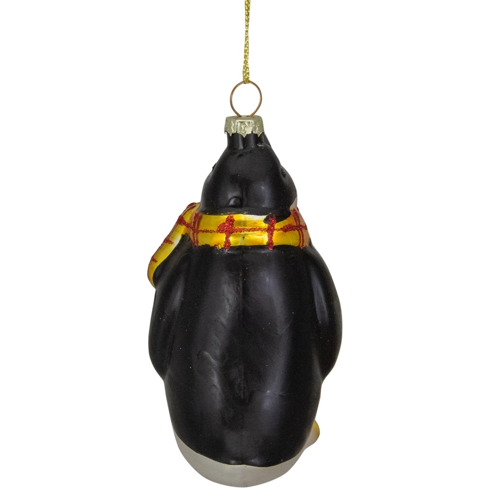 Northlight 3.75-in Black White And Yellow Glass Penguin Christmas Ornament 7 Northlight 3.75-in Black White And Yellow Glass Penguin Christmas Ornament - Image 5